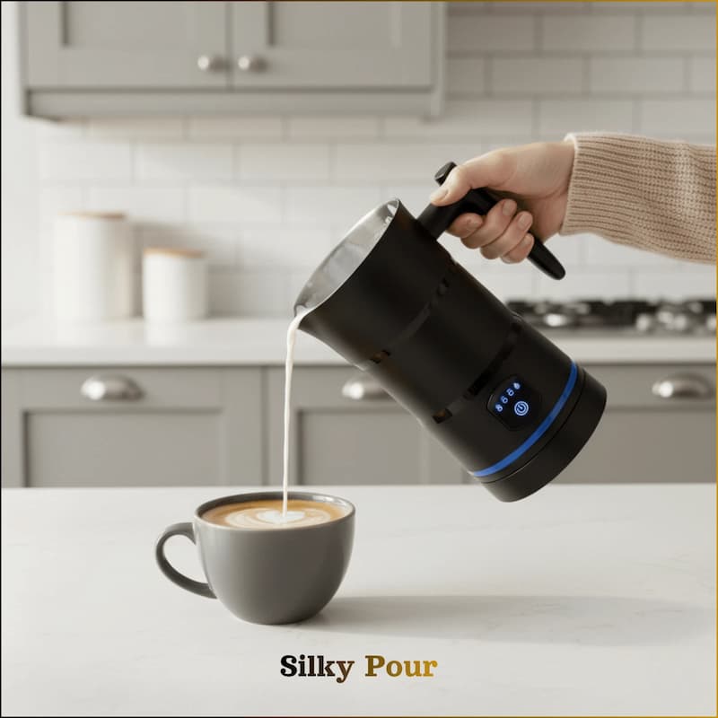 4-in-1 Milk Frother Latte Hot Chocolate Hot