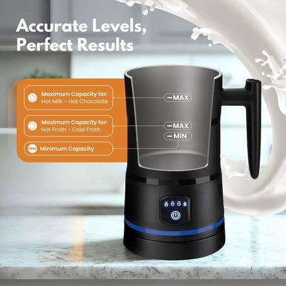 4-in-1 Milk Frother Latte Hot Chocolate Hot