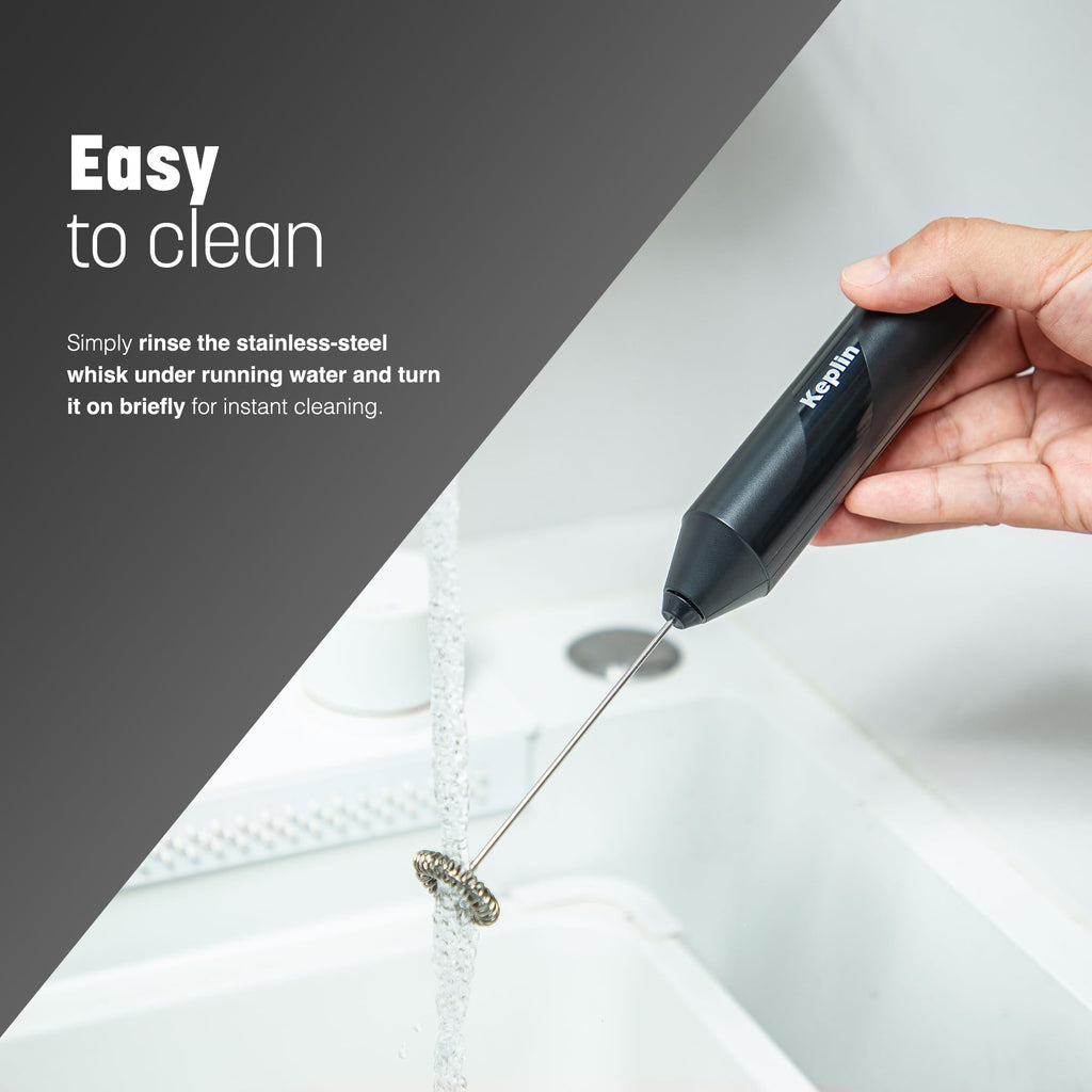 Keplin Handheld Milk Frother with Stand