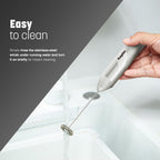 Keplin Handheld Milk Frother with Stand