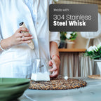 Keplin Handheld Milk Frother with Stand