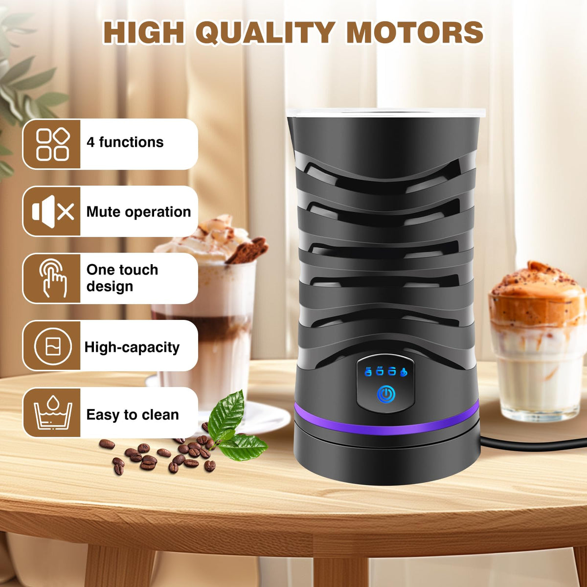 4 in 1 Automatic Milk Frothers