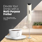 Keplin Handheld Milk Frother with Stand