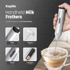 Keplin Handheld Milk Frother with Stand