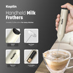 Keplin Handheld Milk Frother with Stand