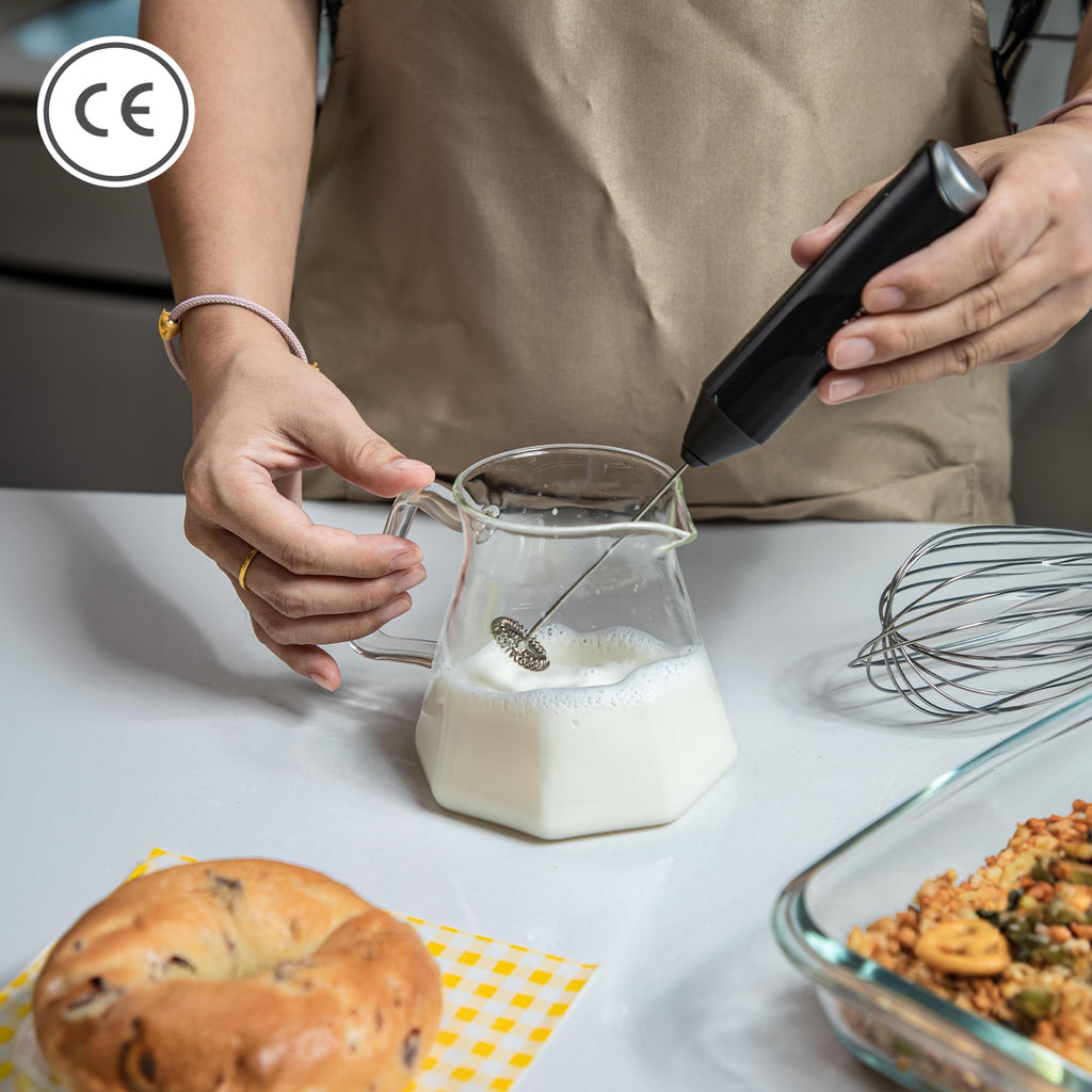 Keplin Handheld Milk Frother with Stand