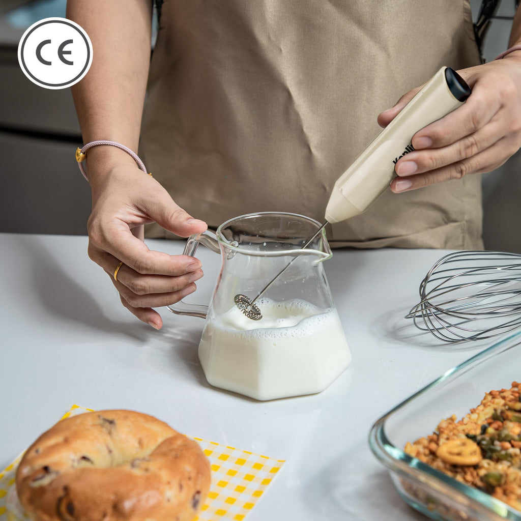 Keplin Handheld Milk Frother with Stand